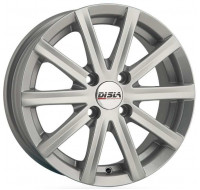 Disla Baretta W6 R14 PCD5x100 ET37 DIA67.1 silver